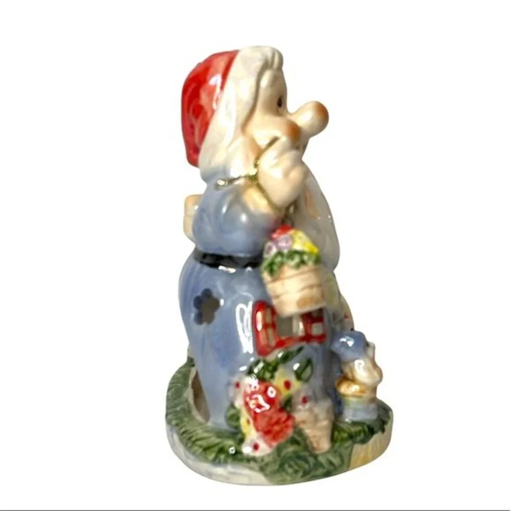 Disney Snow White Seven Dwarfs Ceramic Tealight Decor Shelf Sitter‎ Desk Decor